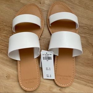 Abercrombie & Fitch Double Faux Leather Sandals